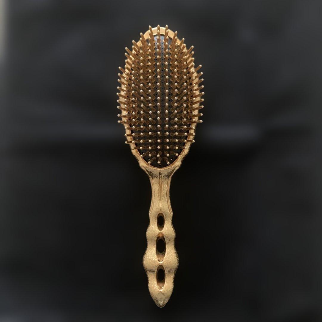 YS PARK ゴールド ヘアブラシ 専用ポーチ付き