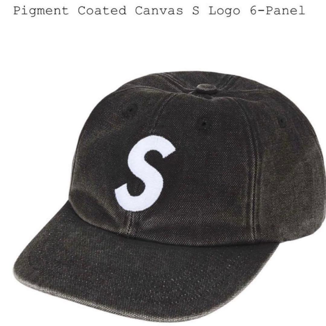 【新品】Supreme Pigment S Logo 6-Panel 黒