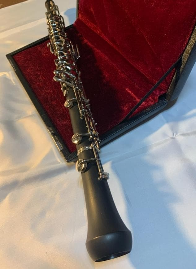 emiemi　オーボエ 合成木材 銀メッキ仕上げ 音出し確認済｜ケース付