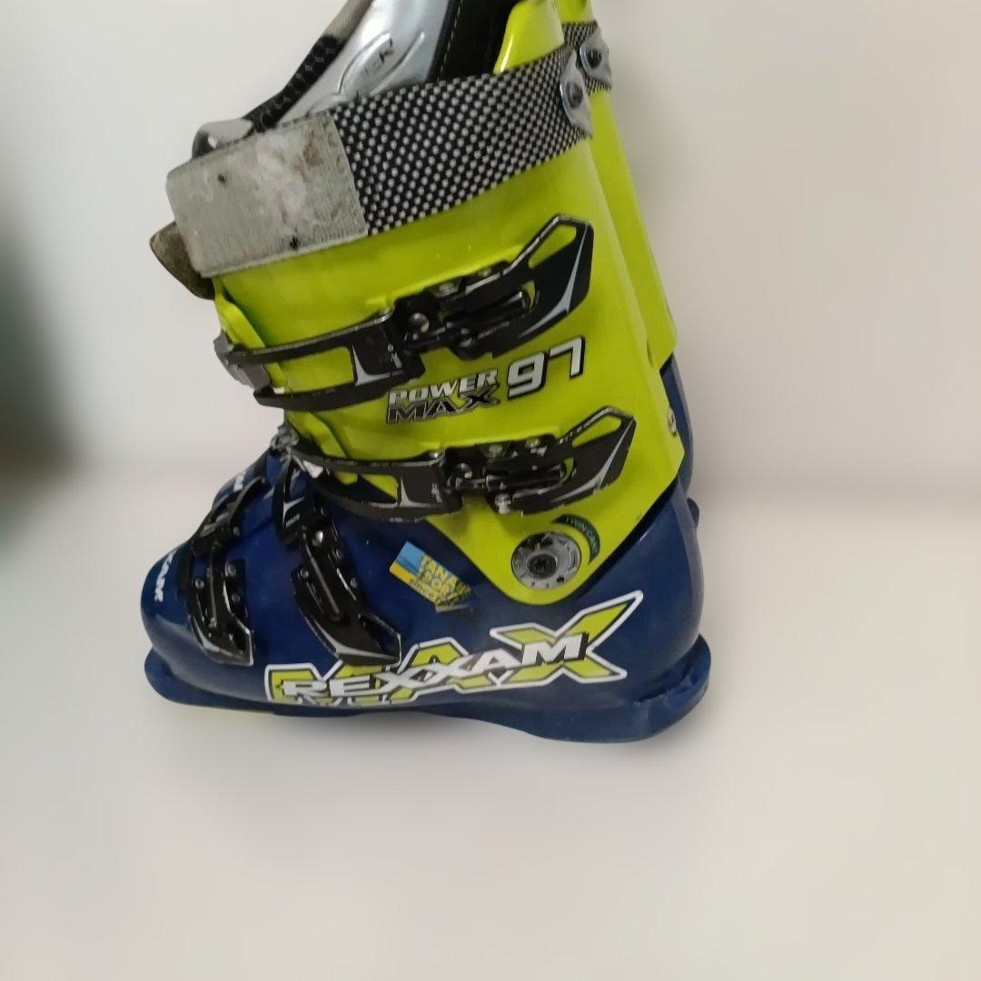 REXXAM POWER MAX 97スキーブーツ 青/緑 25〜25.5センチ