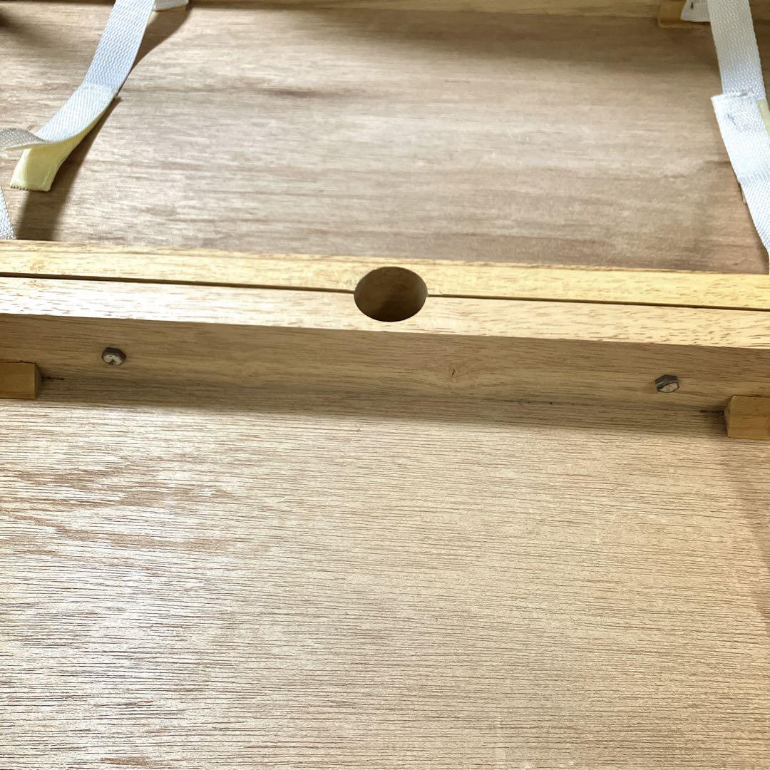 【NATURAL PEOPLE】アウトドアテーブルチェアセット　木製　レトロ