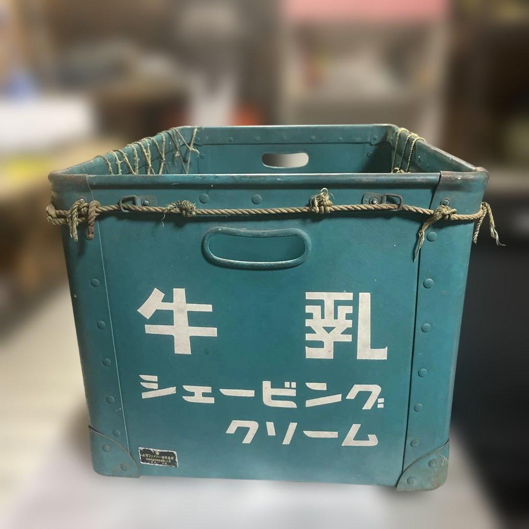 牛乳石鹸ボテ箱　昭和レトロ　アンティーク