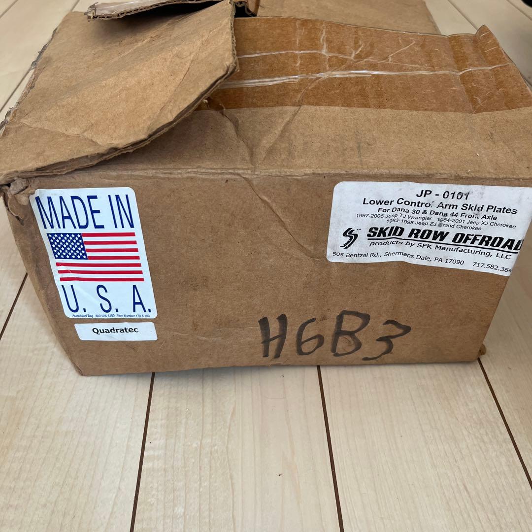 SKID ROW OFFROAD ロアアーム用スキッドプレート 未使用　TJ