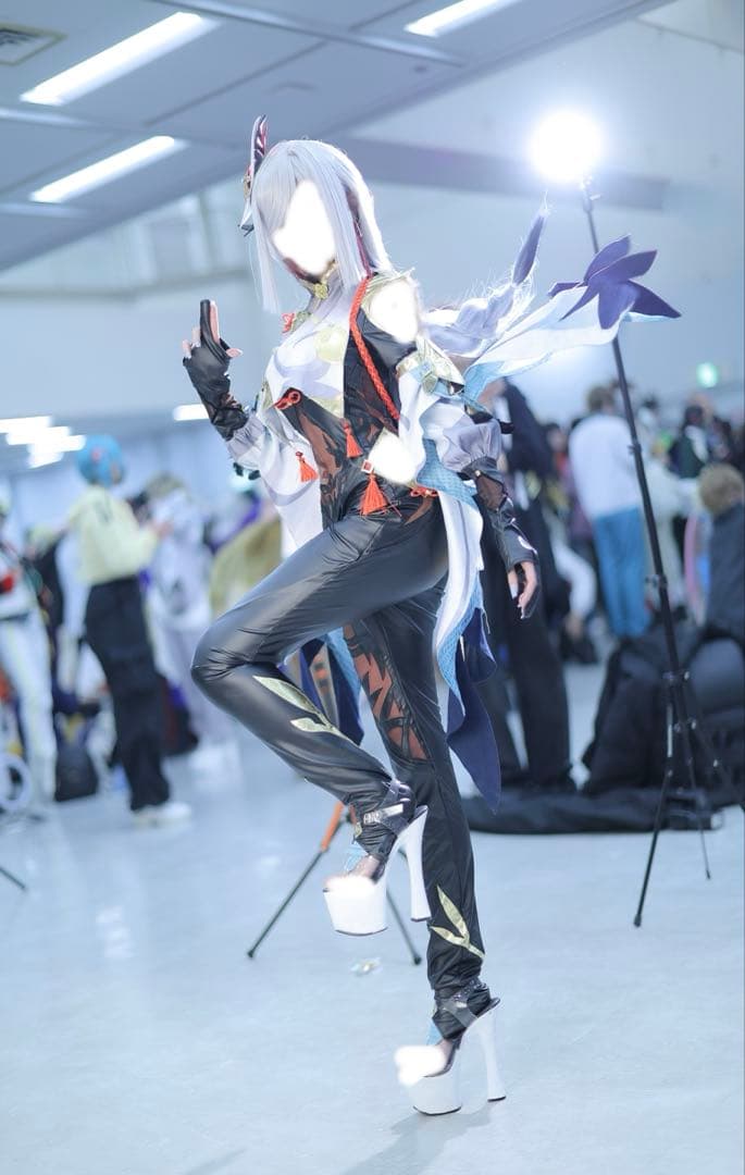 原神 申鶴 コスプレ　ウィッグ付き