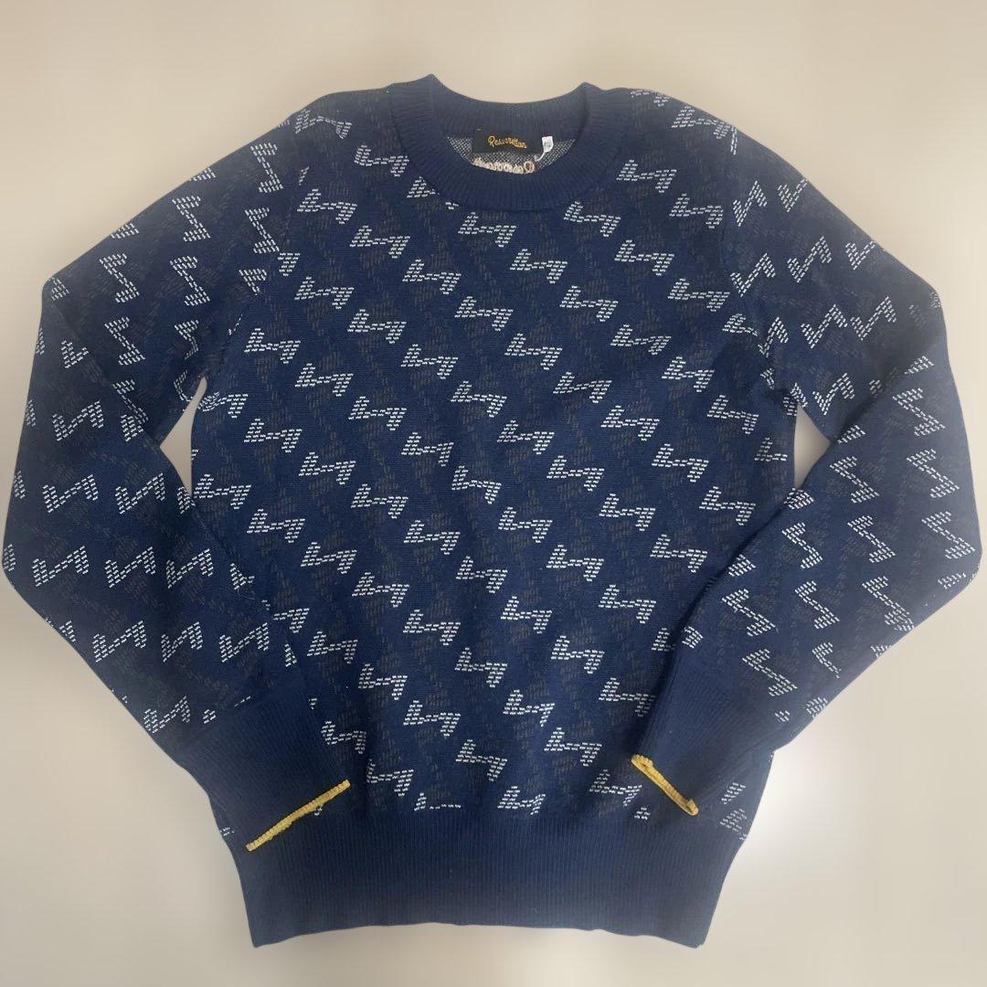 レザレクションネイビー セーター