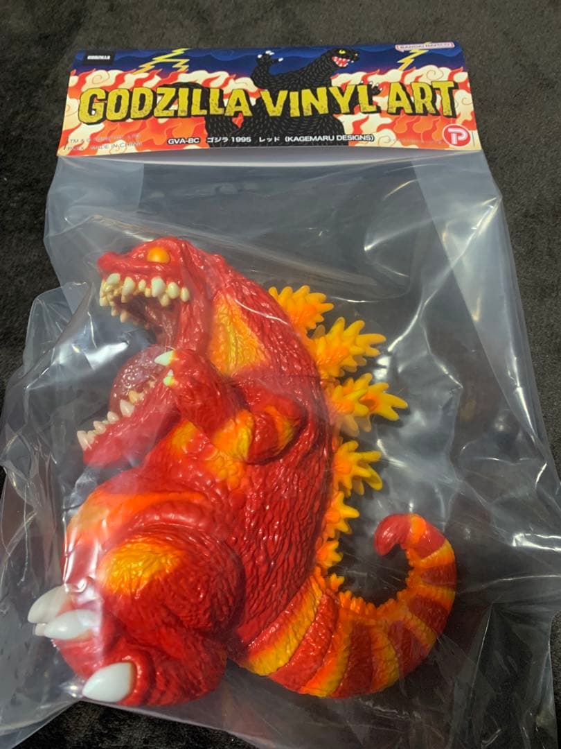 ゴジラ1995 KAGEMARU DESIGNS フィギュア　 レッドカラー