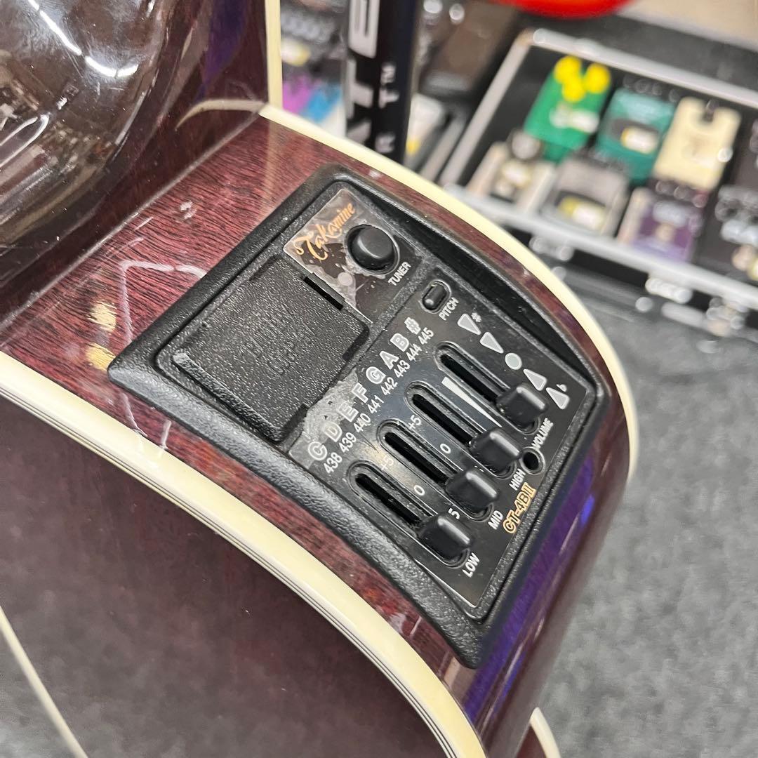 【10134】 takamine skull #7 TP エレアコ ピンク 高峰