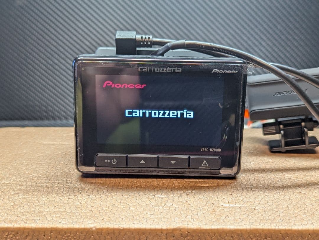 カロッツェリア　VREC-DZ810D　ドラレコ　前後カメラ　高解像度4K録画