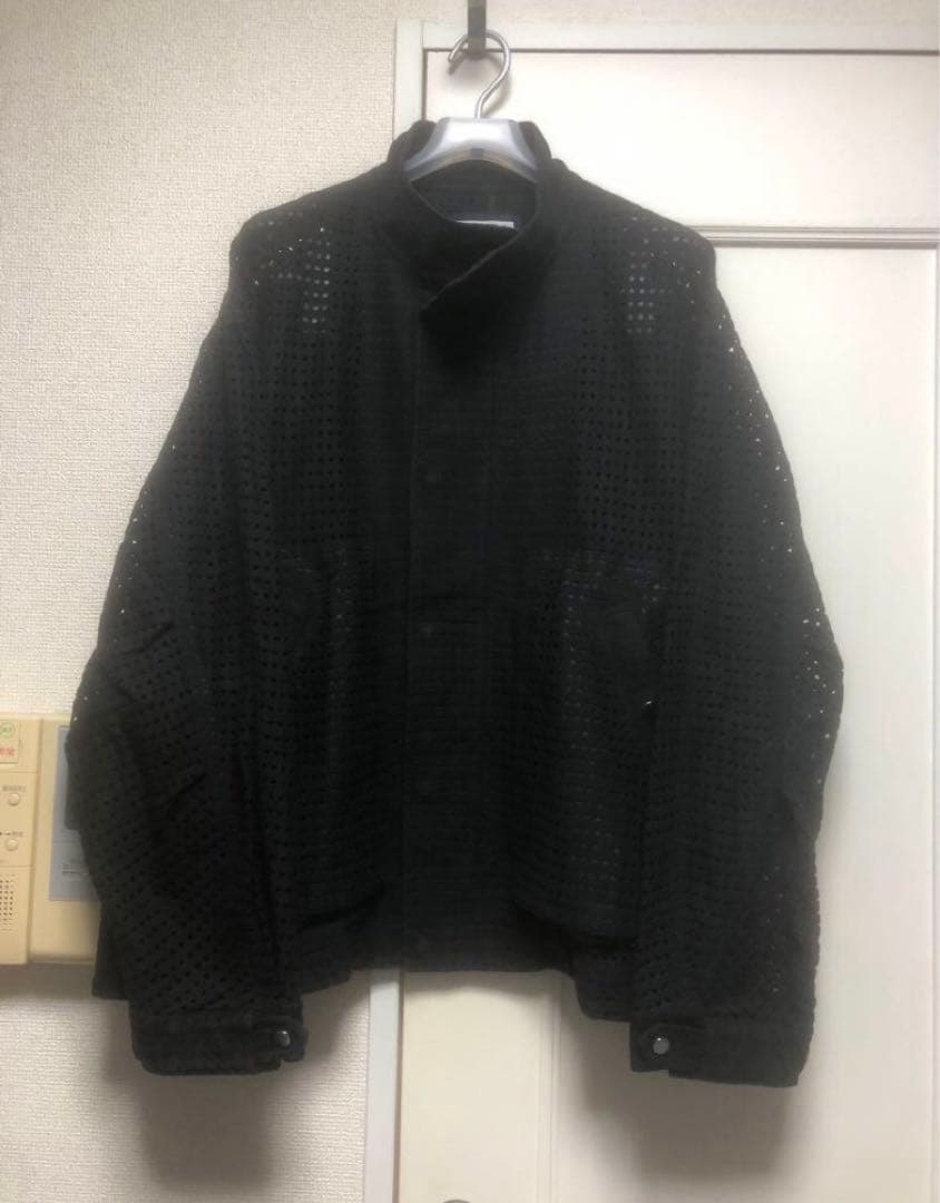 メゾンスペシャル ドット レース プライム オーバー ショート モッズ ブルゾン