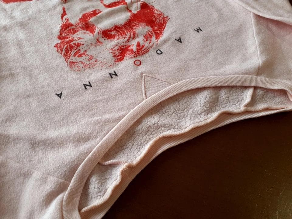 MADONNA　オフィシャル 裏起毛 ボートネック スウェット シャツ