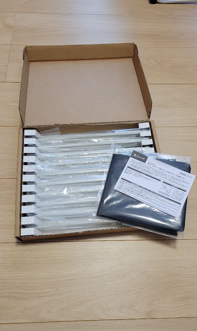 【非売品】カラーステーク30 オールホワイト 10本セット　 Peak