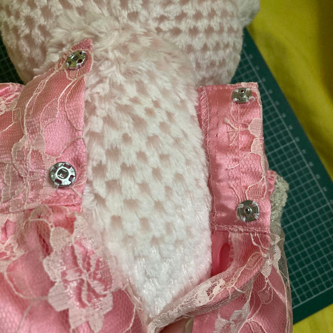 ✳️wdwダッフィー ワッフル プリンセスぬいぐるみ‼️✳️ピンク豪華なレース衣装‼️