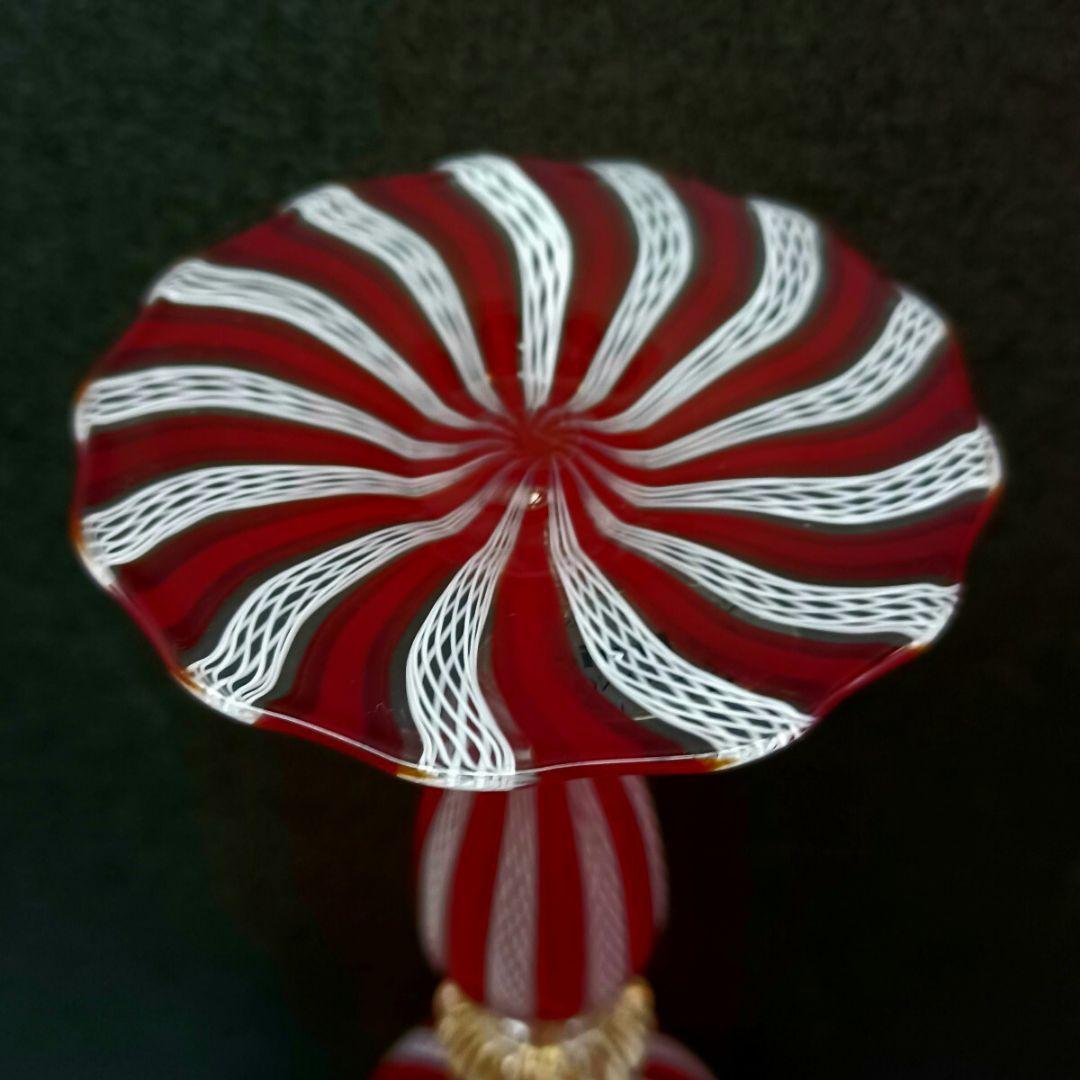 MURANO La Fenice ムラノ 金彩 レース ゴブレット グラス