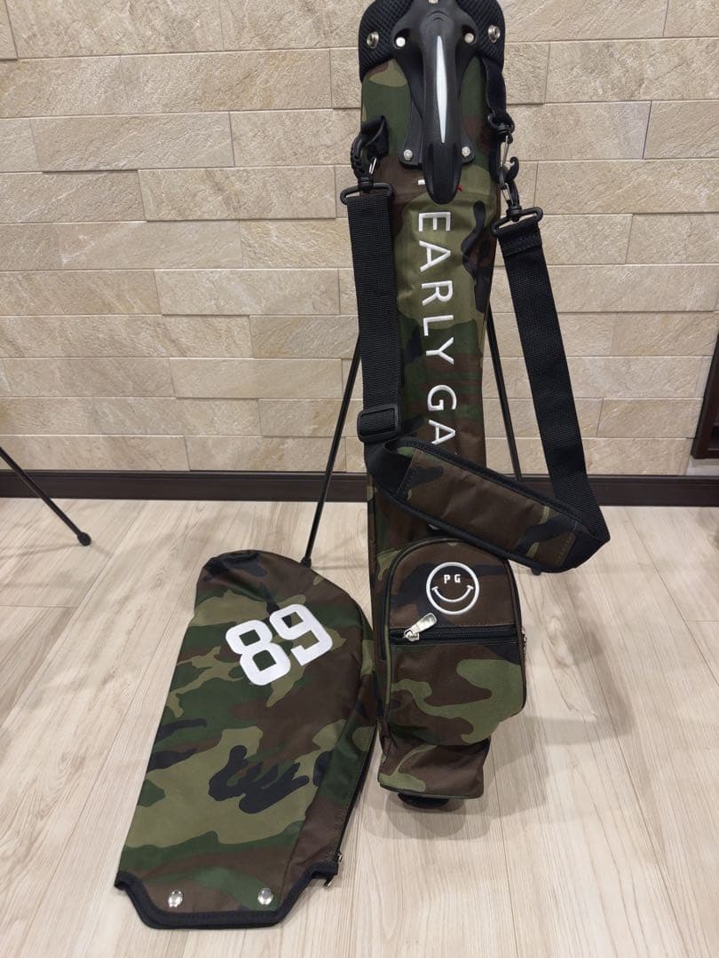 PEARLY GATES セルフスタンドバッグカモフラ柄