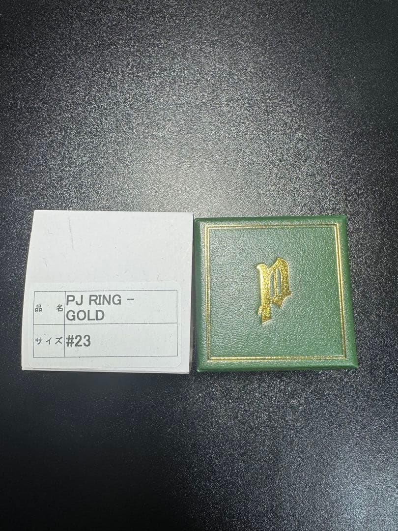 POINTLESS JOURNEY PJ RING GOLD23号　新品未使用