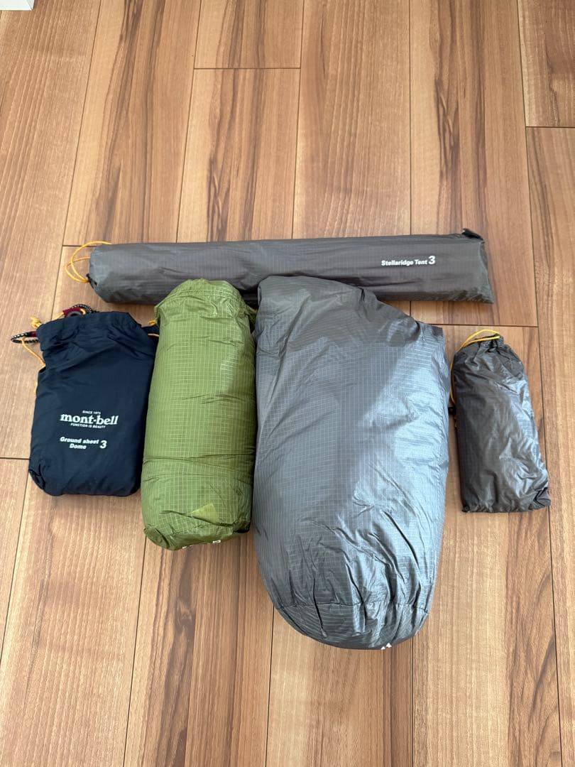 モンベル ステラリッジテント3 本体＋レインフライ＋シートmont-bell