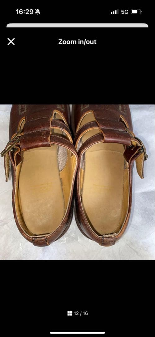 イングランド製 Dr.Martens メリージェーン UK6 25cm ブラウン