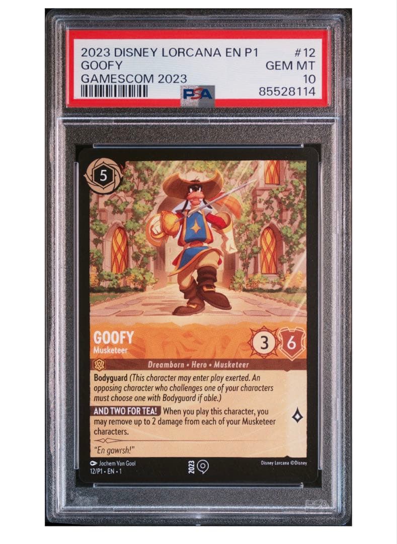 PSA10 lorcana GOOFY プロモ　ロルカナ　グーフィー