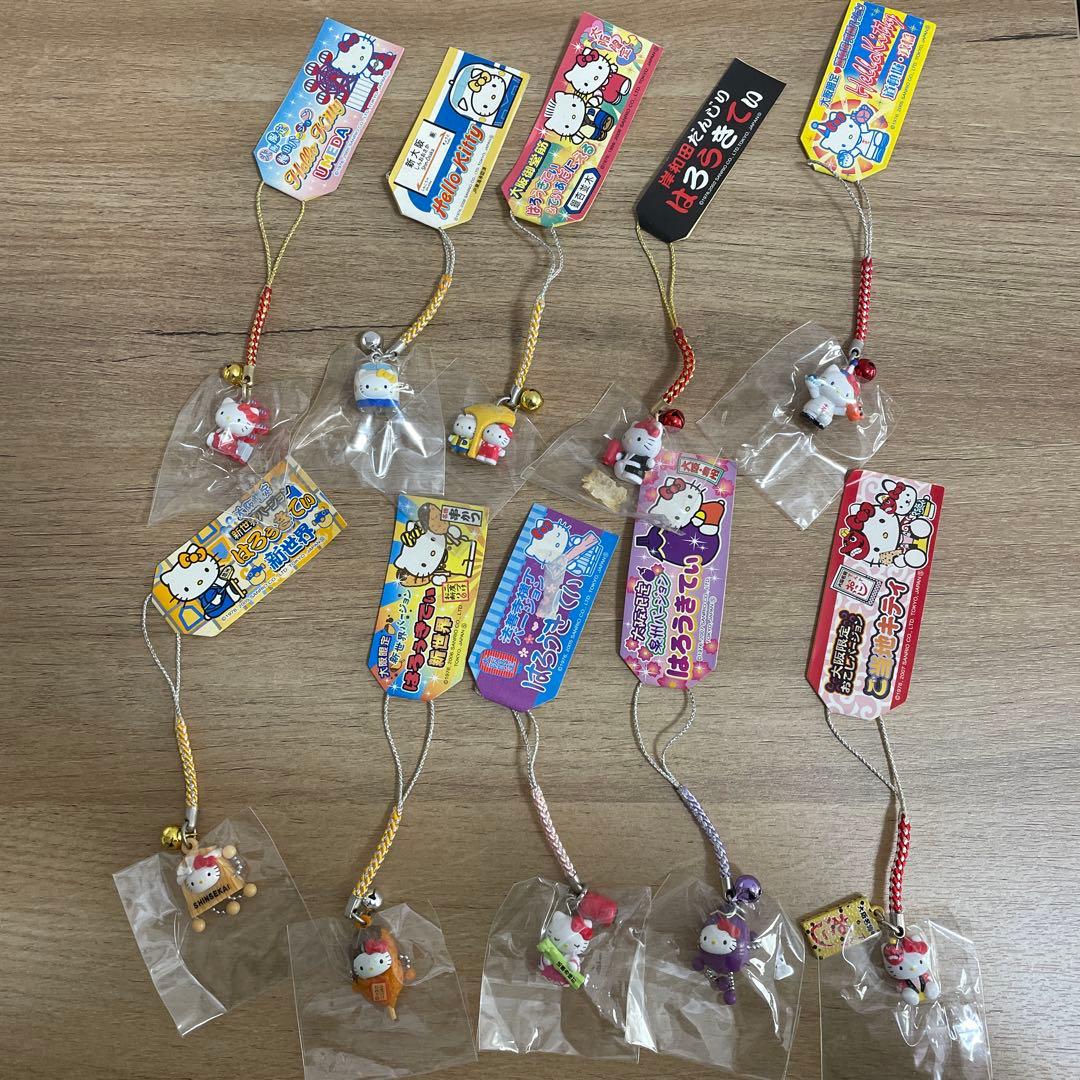 ご当地キティ　ハローキティ ストラップ 10個セット　大阪