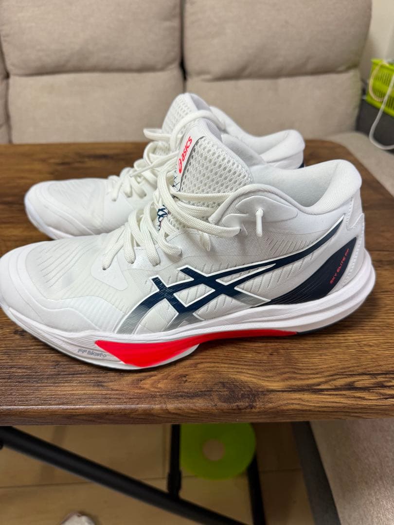 ASICS バレーボールシューズ ホワイト/ネイビースカイエリートFF3