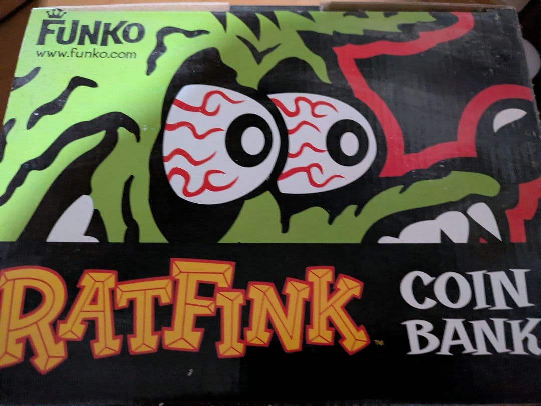 ラットフィンク バンク　RAT FINK　　貯金箱　ソフビ