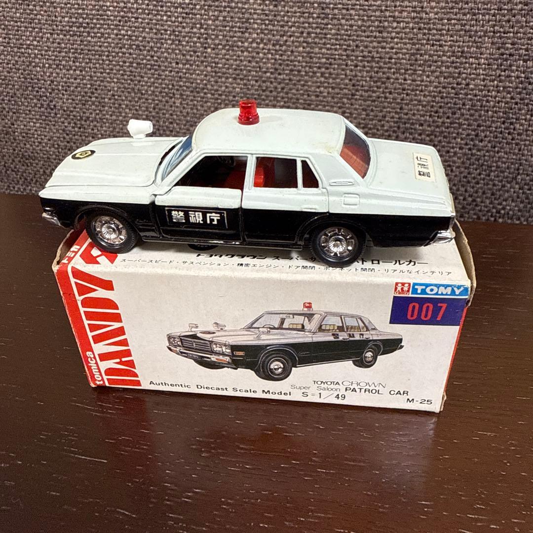 【廃盤絶版】トミカダンディ007トヨタクラウン スーパーサルーン パトロールカー