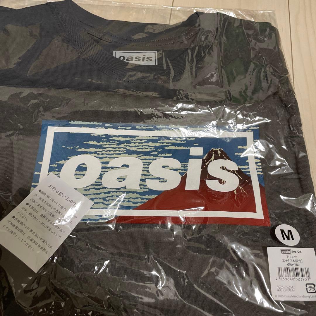 oasis LIVE25 ツアーTシャツ 富士　Mサイズ グレー　新品