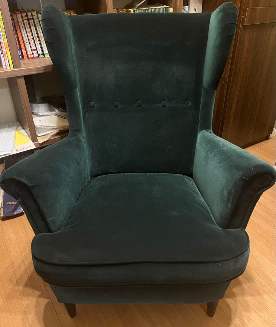 IKEA ストランドモン グリーン　ソファ