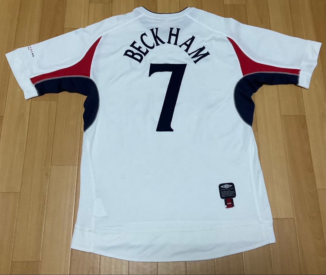 UMBROイングランド代表BECKHAMベッカム 7 トレシャツXL