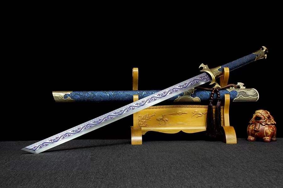 冥鋒唐横刀-高性能マンガン鋼 古兵器  武具　刀装具　日本刀　模造刀   居合刀