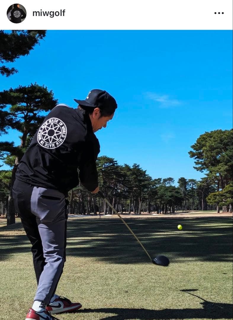 メンズウェア MIW GOLF TRACK JACKET TRACK PANTS black