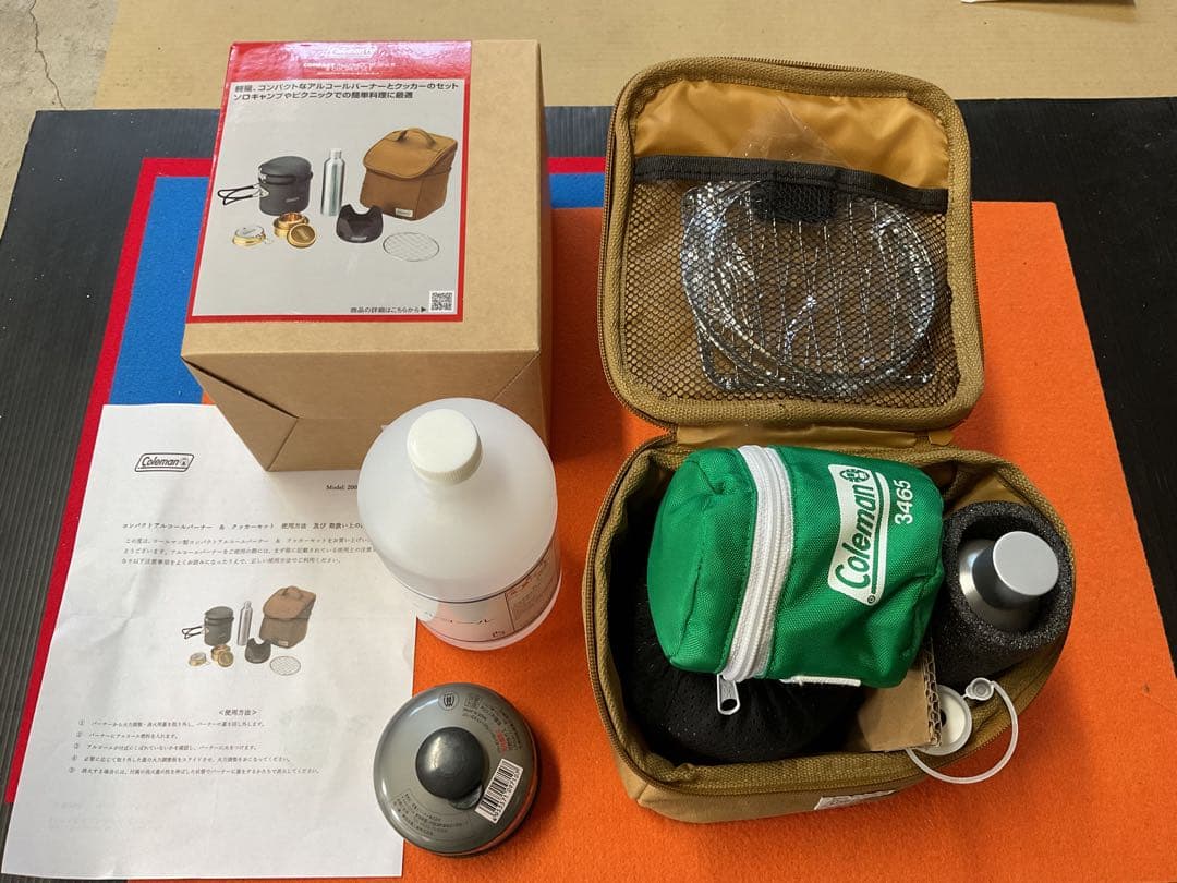新品Colemanコンパクトアルストダブルバーナー＆クッカーセット付属品多数付き