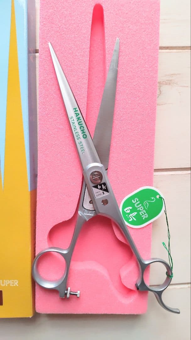 ①未使用 HAKUCHO 白鳥 SUPER 理美容鋏 散髪鋏スーパー3