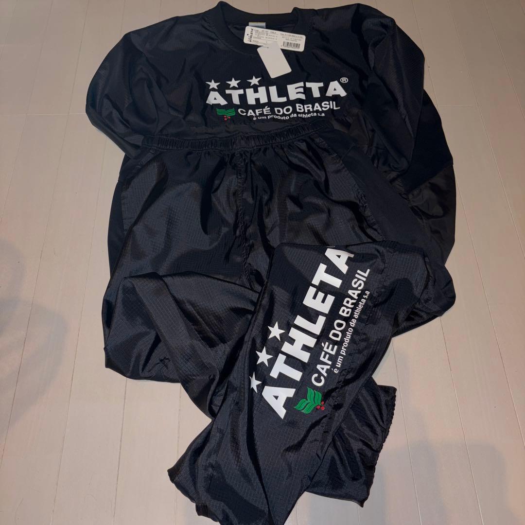 ATHLETA ピステ上下セット L ブラック