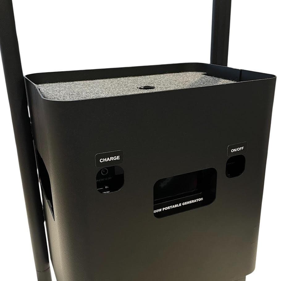 ほぼ未使用●日章工業・コクヨ● 500W携帯用ポータブル電源+エナジーカート付