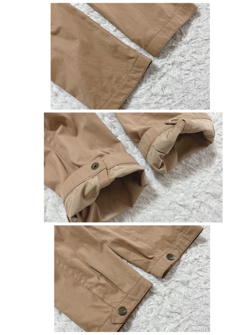 美品✨ホコモモラ　モッズコート　フード＆ライナー付き　ベージュ　L キルティング