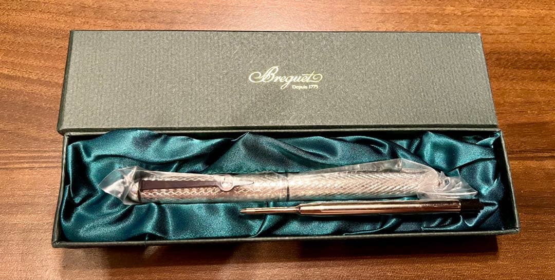 デ*)様 ほぼ未使用 ブレゲ ボールペン シルバー Breguet