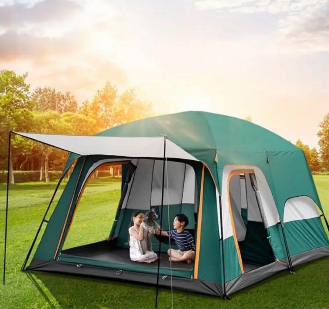 在庫1点ラスト！4-6人用キャンプテント 防水