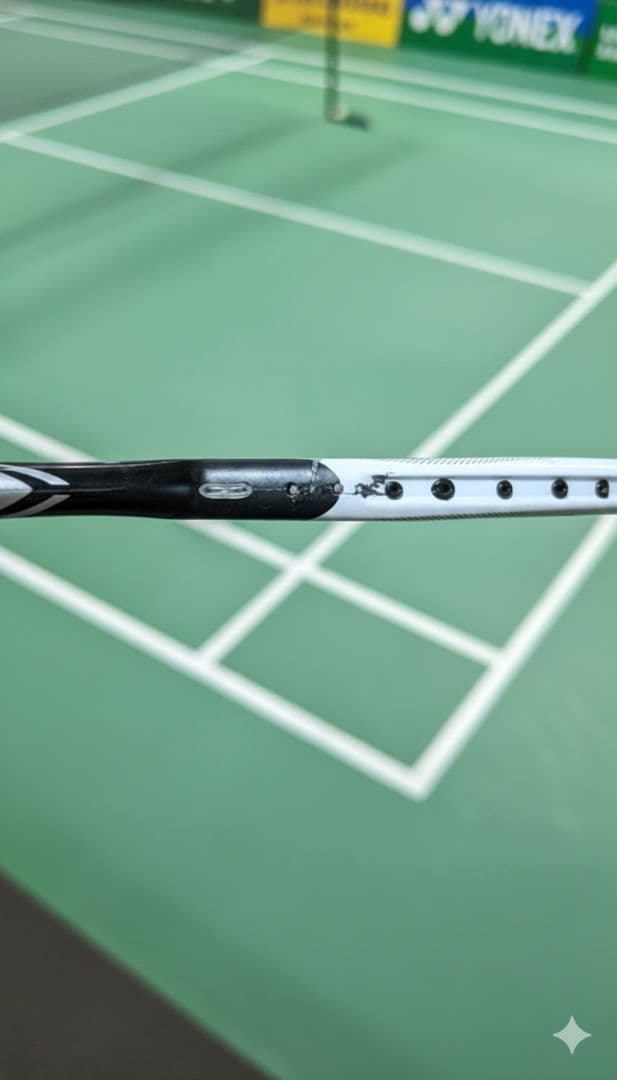 バドミントンラケット Zストライク2本 ジャンク品