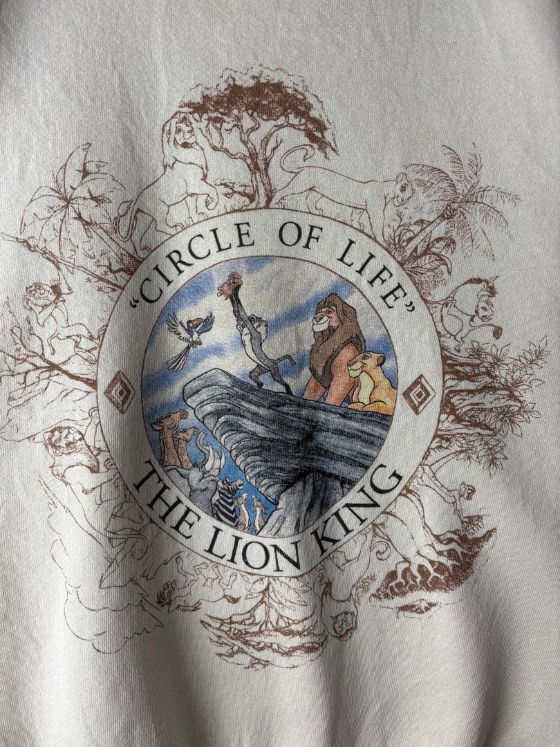 90s USA製ヴィンテージ　DISNEY ライオンキング　スウェット　スエット