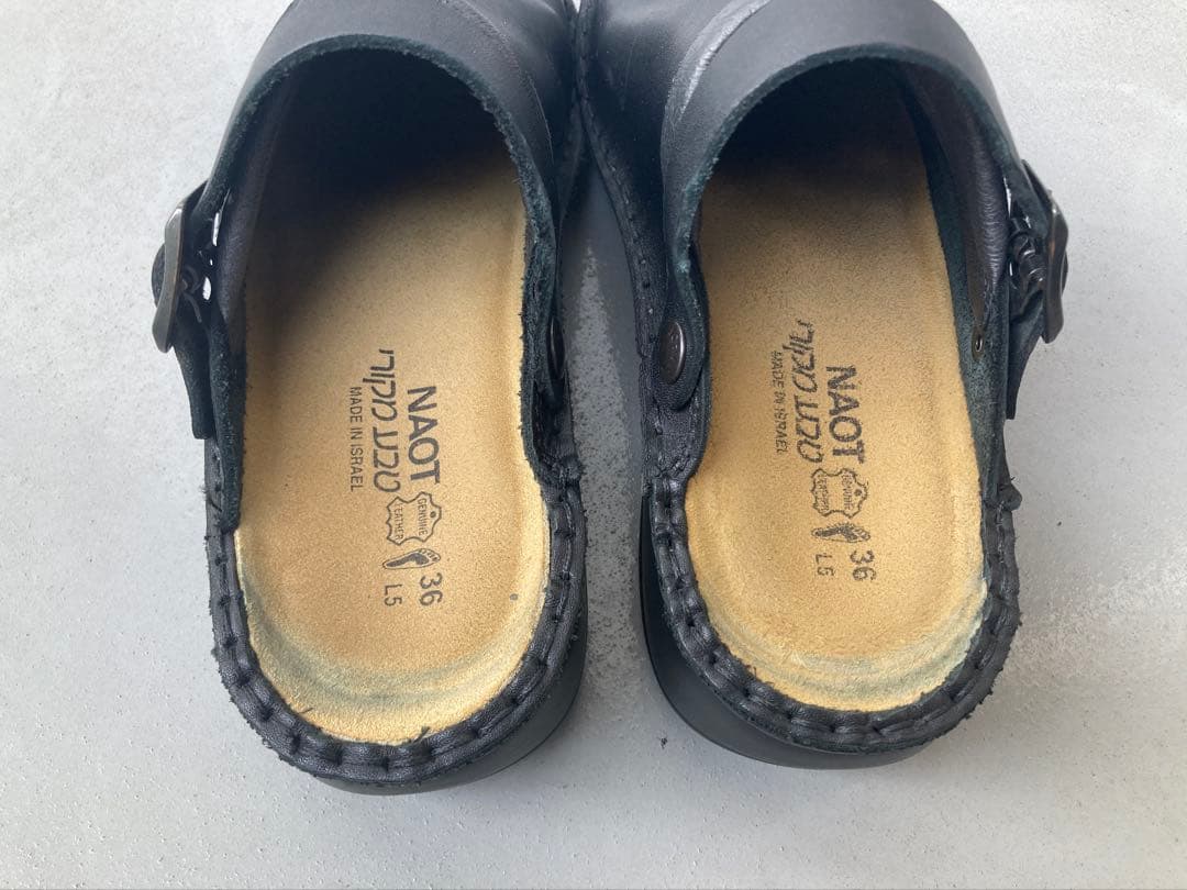 NAOT IRIS マットブラック 36