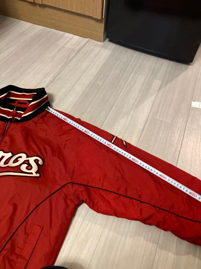 Majestic マジェスティック MLBスタジアムジャケット レッド