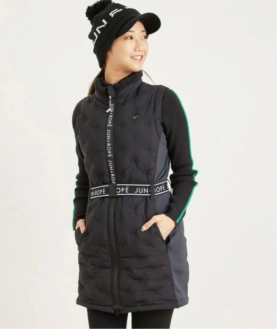 【新品、タグ付き】ジュンアンドロペ　JUN&ROPE' ダウンワンピース