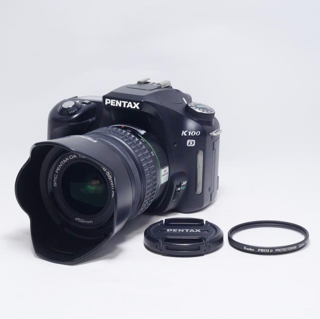 動作確認済 極美品 PENTAX K100D 18-55mm レンズセット