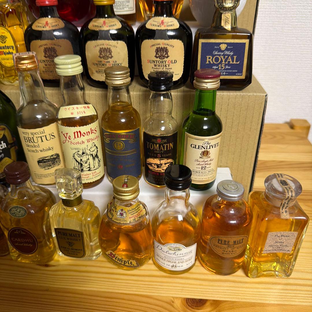 山崎ウイスキーコレクション ミニボトル34本セット