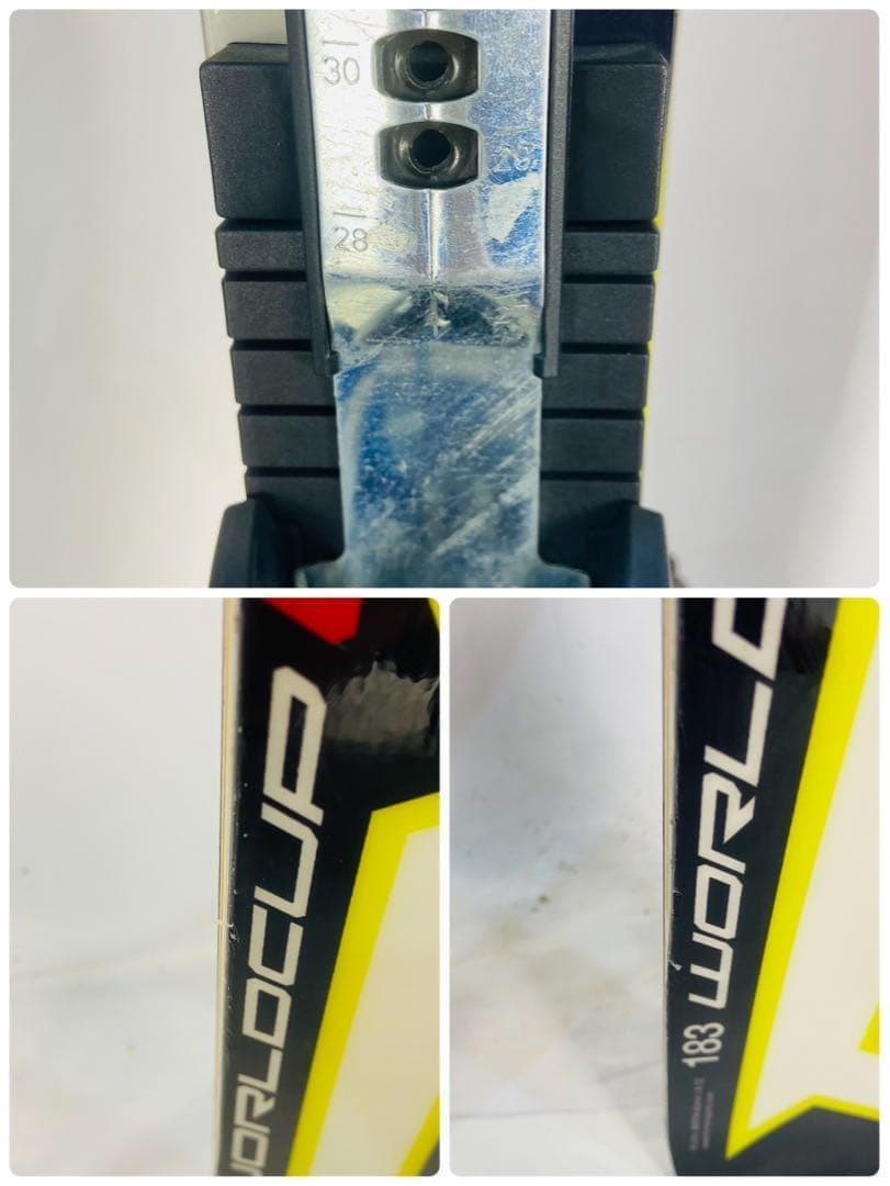 【良品】 Fischer WORLDCUP GS 183cm スキー板