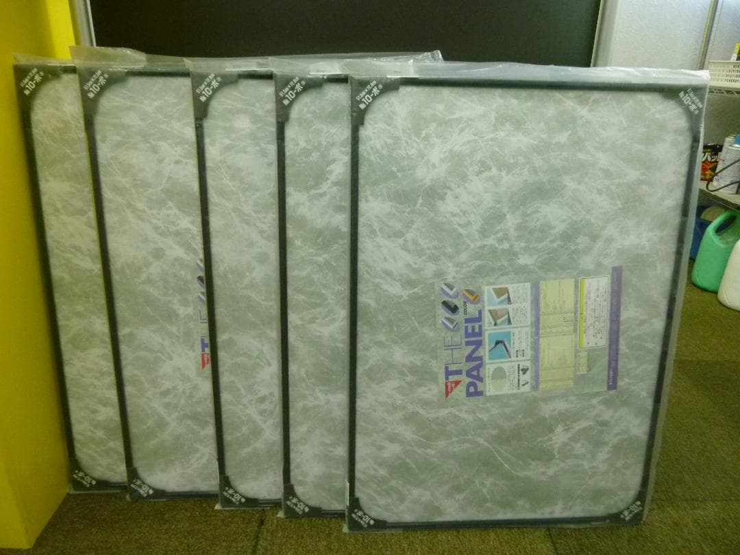 訳アリアルミフレームジクソーパズル専用51.5×72.8㎝ 黒　5枚セット