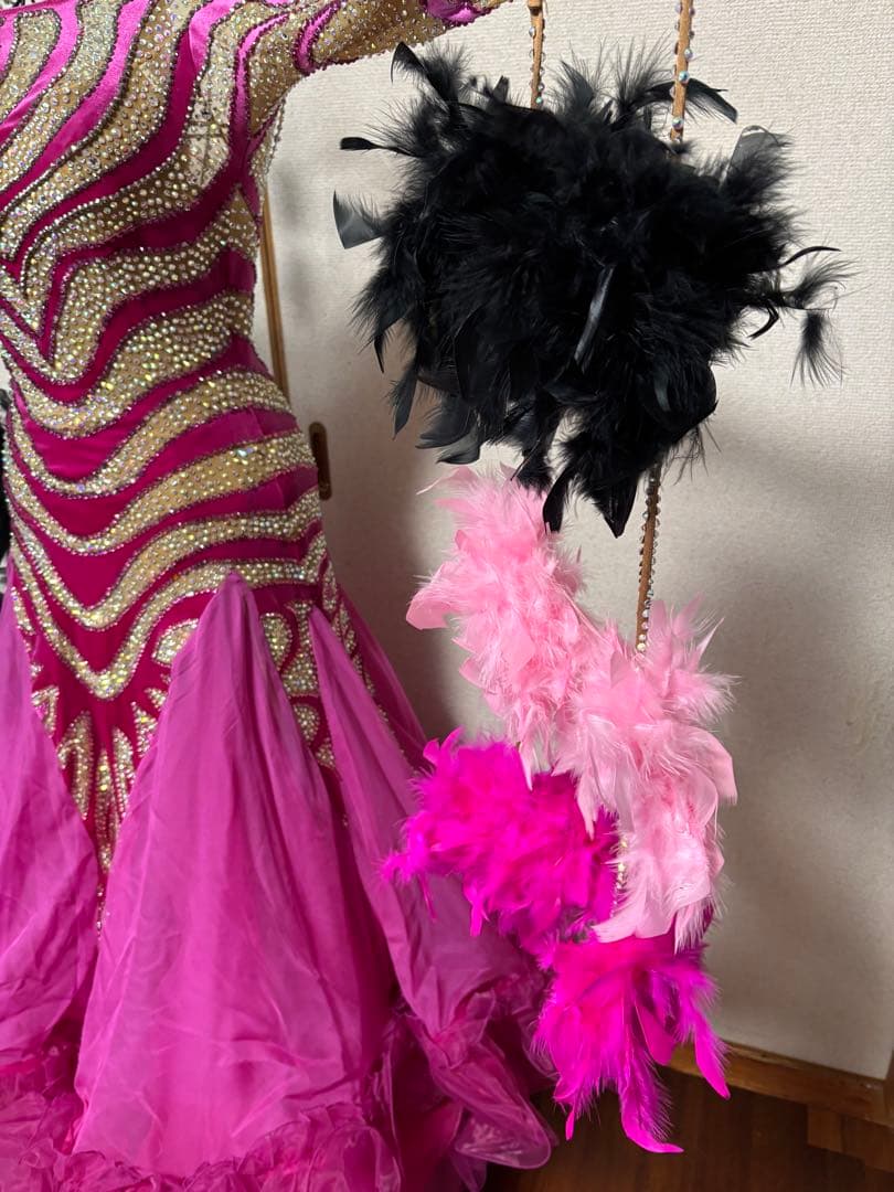 社交ダンスドレス ピンク