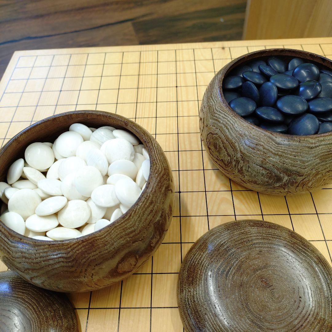 囲碁の石セット（木製ボウル付き）