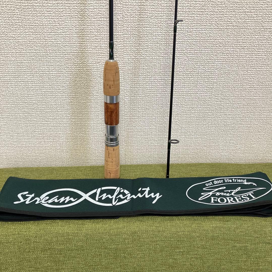 フォレスト　Stream Infinity トラウトロッド 4.11ft 美品